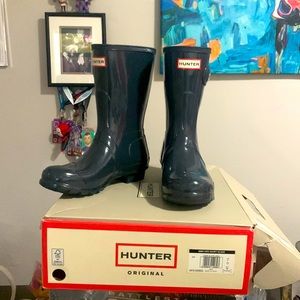 Hunter Original Short Gloss boots